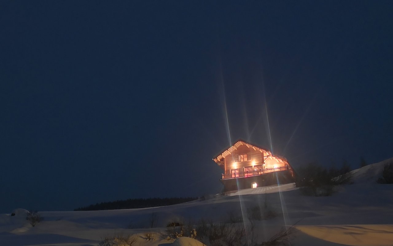 Les Lumières du mélèze #Madriers #Queyras #SkiResort #Snow #Powder#Winter #Nuit